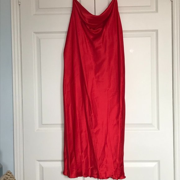 ✨HOST PICK ✨🇺🇸 Bebe Satin Midi Slip Dress (NWT) - Picture 6 of 12